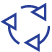blue and white arrows icon